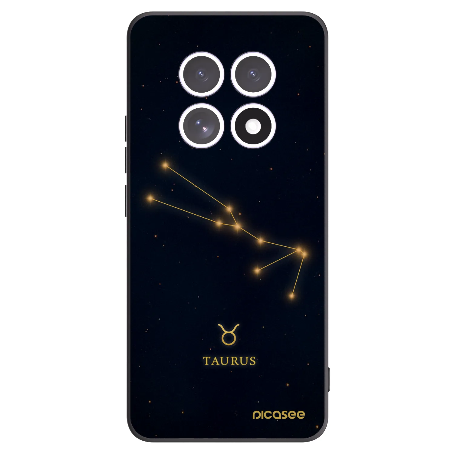Picasee Xiaomi Redmi Note 15 5G Hülle - Schwarzes Silikon - TAURUS