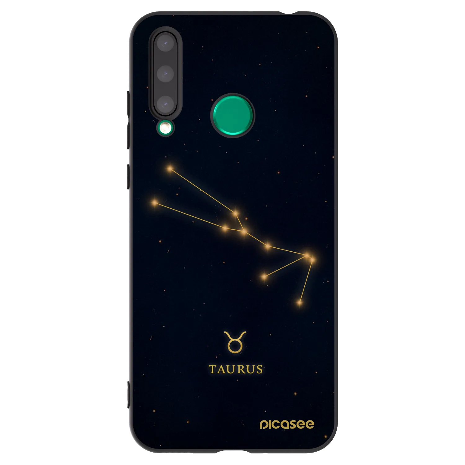 Picasee Honor 20 Lite Hülle - Schwarzes Silikon - TAURUS