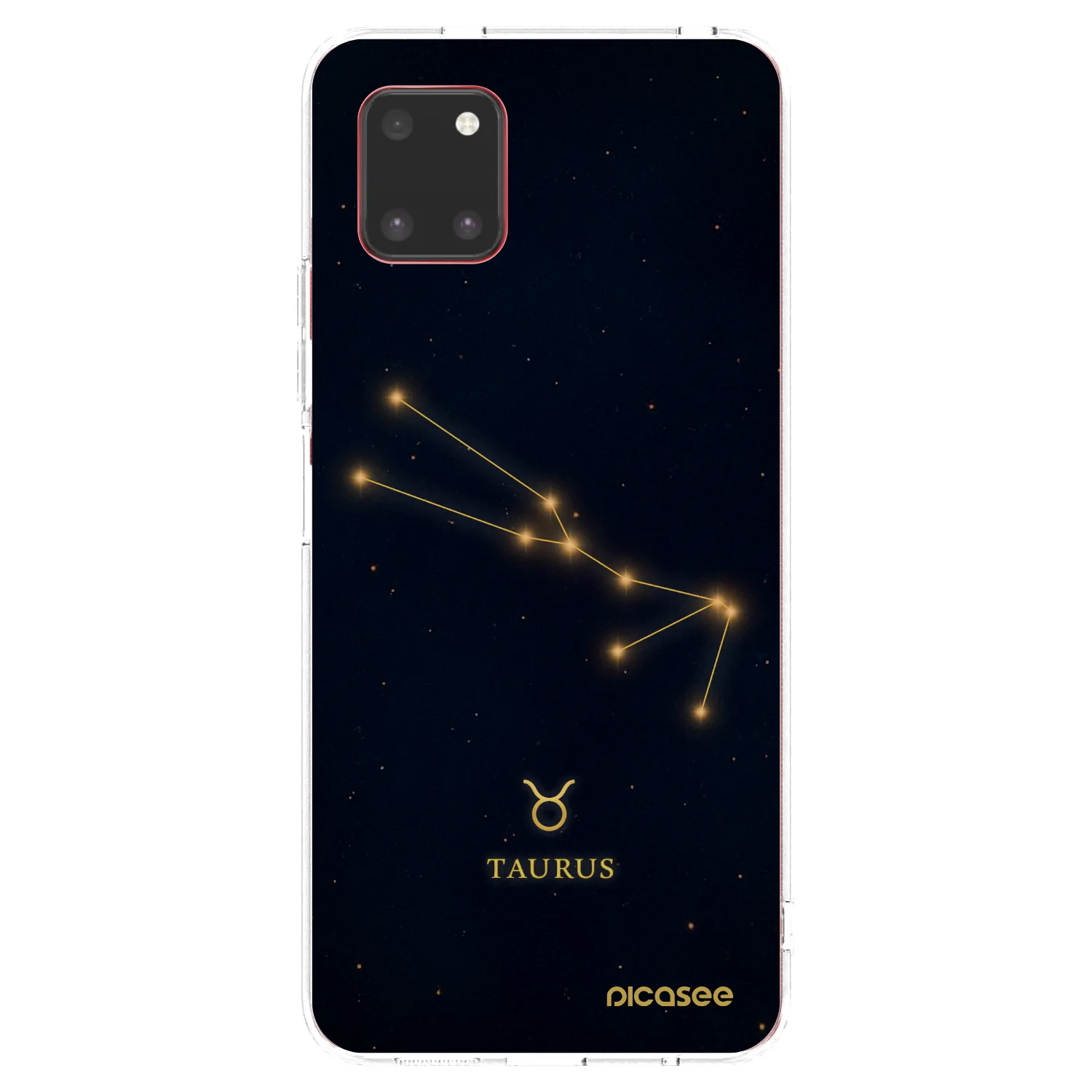 Picasee Samsung Galaxy Note 10 Lite N770F Hülle - Transparentes Silikon - TAURUS