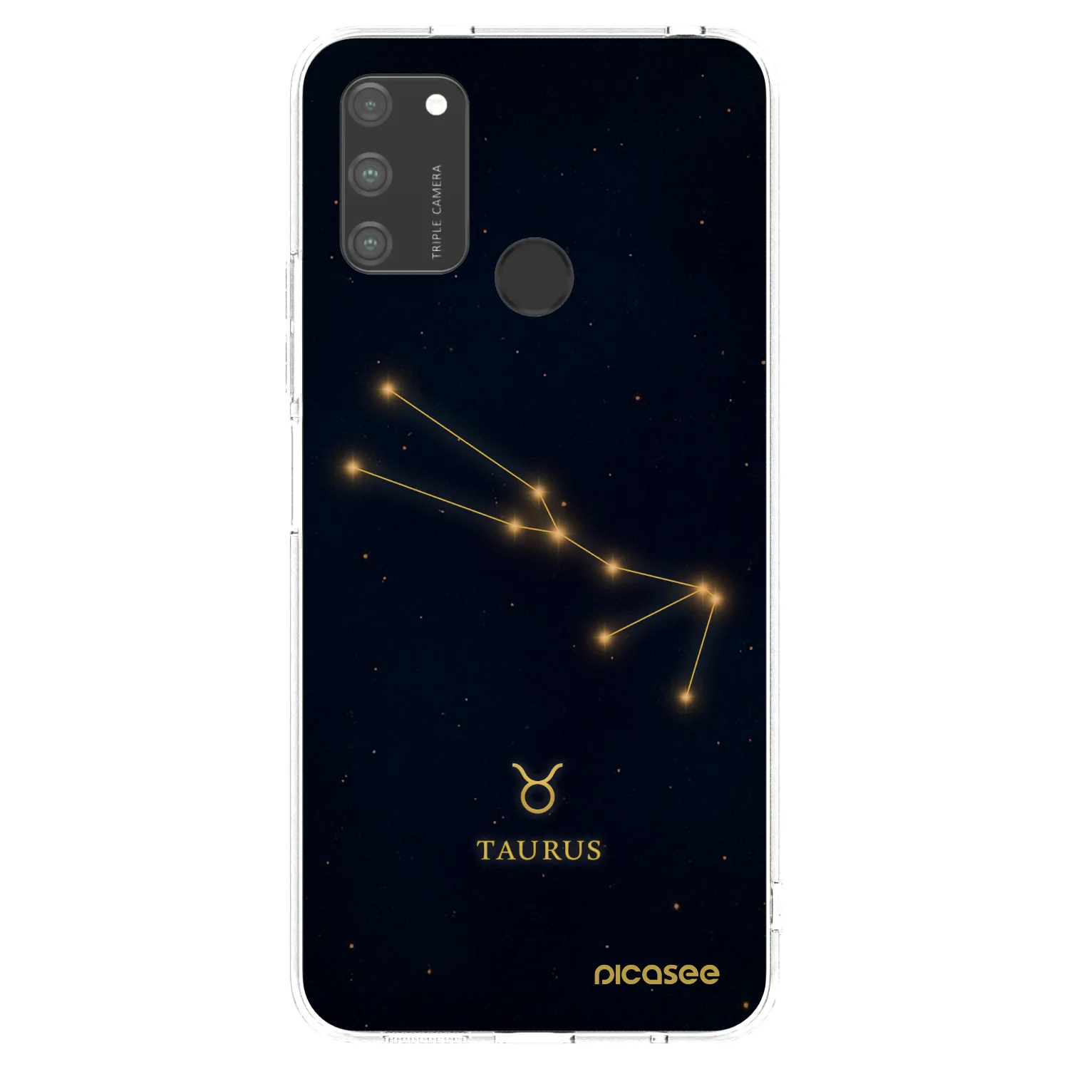 Picasee Honor 9A Hülle - Transparentes Silikon - TAURUS