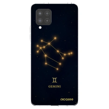 Picasee Samsung Galaxy A42 A426B Hülle - Transparentes Silikon - GEMINI