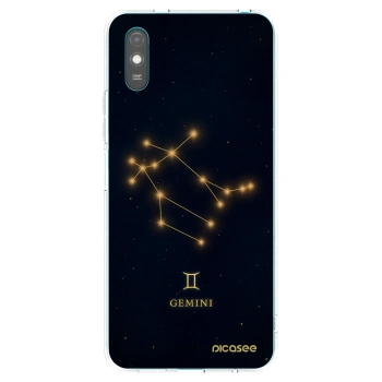 Picasee Xiaomi Redmi 9AT Hülle - Transparentes Silikon - GEMINI
