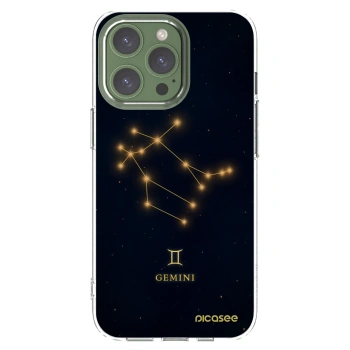Picasee Apple iPhone 13 Pro Hülle - Transparentes Silikon - GEMINI