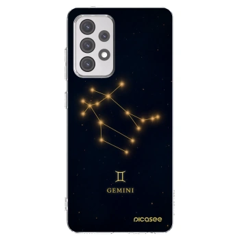 Picasee Samsung Galaxy A52s 5G A528B Hülle - Transparentes Silikon - GEMINI