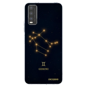 Picasee Vivo Y20s Hülle - Transparentes Silikon - GEMINI