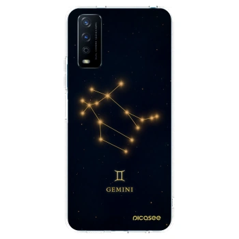 Picasee Vivo Y11s Hülle - Transparentes Silikon - GEMINI