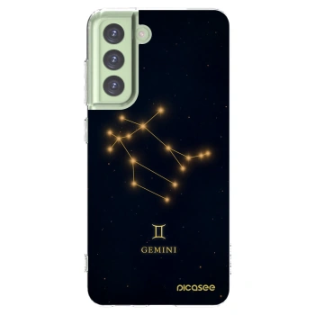 Picasee Samsung Galaxy S21 FE 5G Hülle - Transparentes Silikon - GEMINI