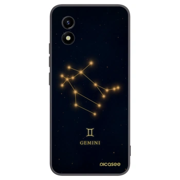 Picasee Vivo Y01 Hülle - Schwarzes Silikon - GEMINI