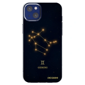 Picasee Apple iPhone 14 Plus Hülle - Transparentes Silikon - GEMINI