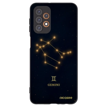 Picasee Samsung Galaxy A23 A235F 4G Hülle - Schwarzes Silikon - GEMINI