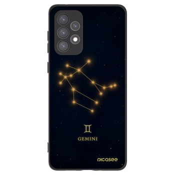 Picasee Samsung Galaxy A73 5G Hülle - Schwarzes Silikon - GEMINI