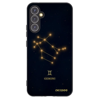 Picasee Samsung Galaxy A34 5G A346B Hülle - Schwarzes Silikon - GEMINI