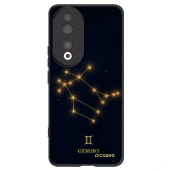 Picasee Honor 90 5G Hülle - Schwarzes Silikon - GEMINI