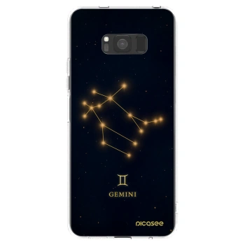Picasee Samsung Galaxy S8 G950F Hülle - Transparentes Silikon - GEMINI
