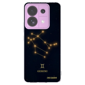 Picasee Xiaomi Redmi Note 13 Pro 5G Hülle - Transparentes Silikon - GEMINI