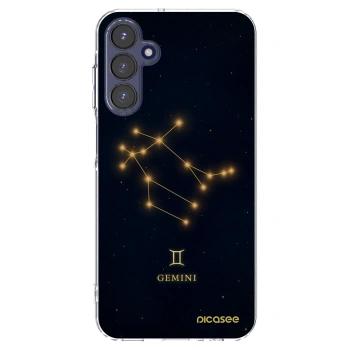 Picasee Samsung Galaxy A15 A155F 4G Hülle - Transparentes Silikon - GEMINI