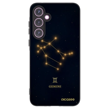 Picasee Samsung Galaxy A35 5G A356B Hülle - Schwarzes Silikon - GEMINI