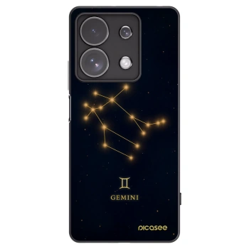 Picasee Xiaomi Redmi Note 13 Pro 4G Hülle - Schwarzes Silikon - GEMINI