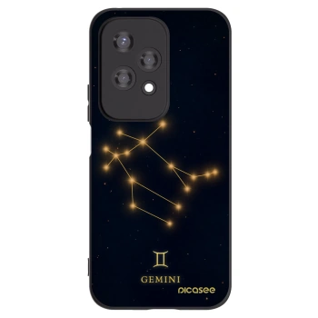 Picasee Honor 200 Lite Hülle - Schwarzes Silikon - GEMINI