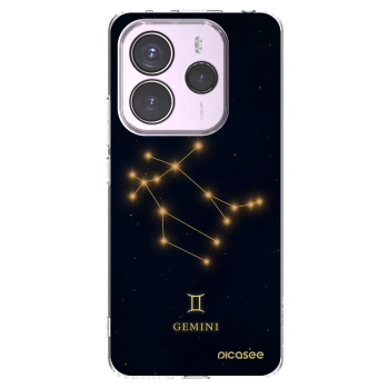 Picasee Xiaomi Redmi Note 14 5G Hülle - Transparentes Silikon - GEMINI