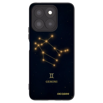 Picasee Honor X8c Hülle - Schwarzes Silikon - GEMINI
