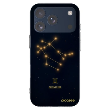 Picasee Apple iPhone 17 Pro Hülle - Transparentes Silikon - GEMINI