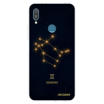 Picasee Huawei Y6 2019 Hülle - Transparentes Silikon - GEMINI