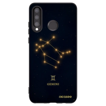 Picasee Huawei P30 Lite Hülle - Schwarzes Silikon - GEMINI