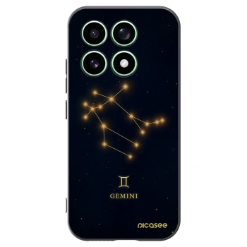 Picasee Xiaomi 17 Hülle - Schwarzes Silikon - GEMINI