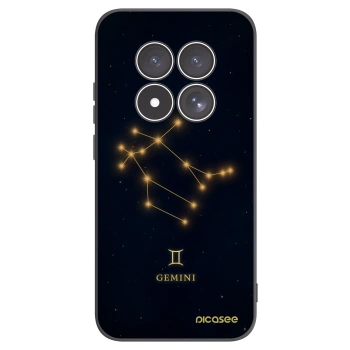 Picasee Xiaomi Redmi Note 15 Pro 5G Hülle - Schwarzes Silikon - GEMINI