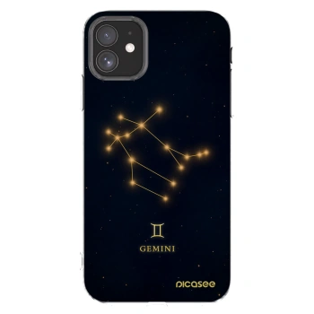Picasee Apple iPhone 11 Hülle - Transparentes Silikon - GEMINI