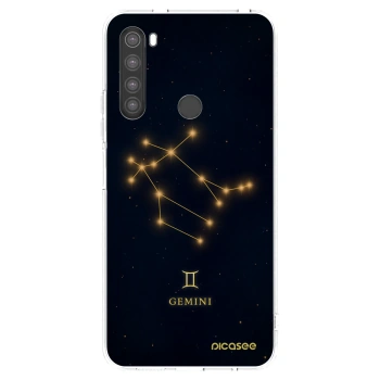 Picasee Xiaomi Redmi Note 8 Hülle - Transparentes Silikon - GEMINI