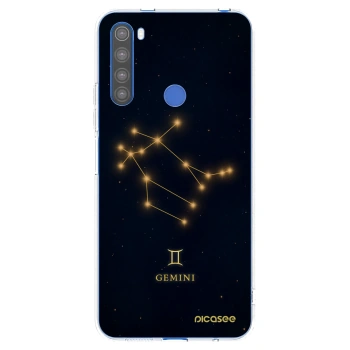 Picasee Xiaomi Redmi Note 8T Hülle - Transparentes Silikon - GEMINI