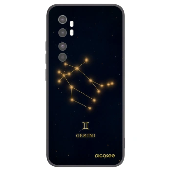 Picasee Xiaomi Mi Note 10 Lite Hülle - Schwarzes Silikon - GEMINI