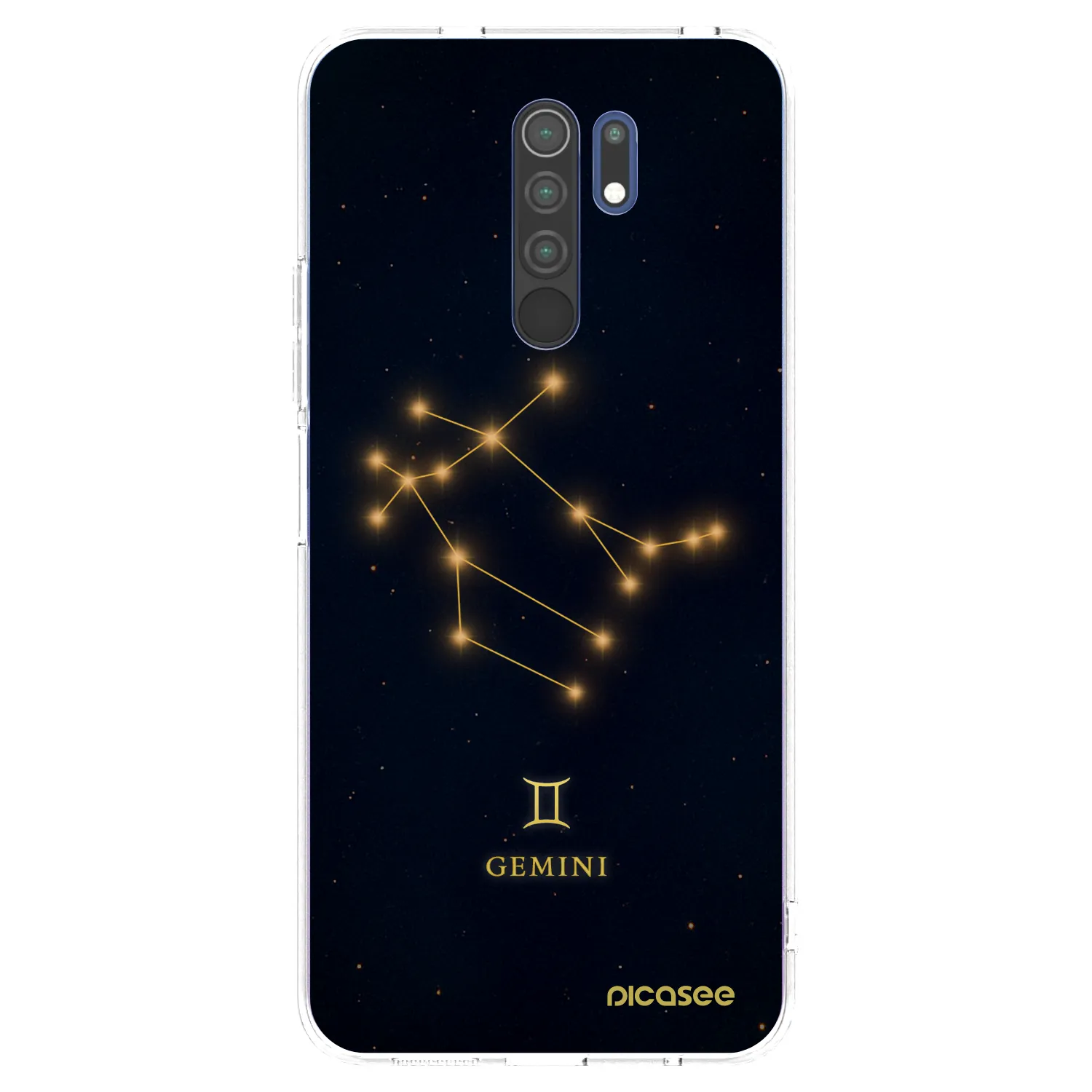 Picasee Xiaomi Redmi 9 Hülle - Transparentes Silikon - GEMINI