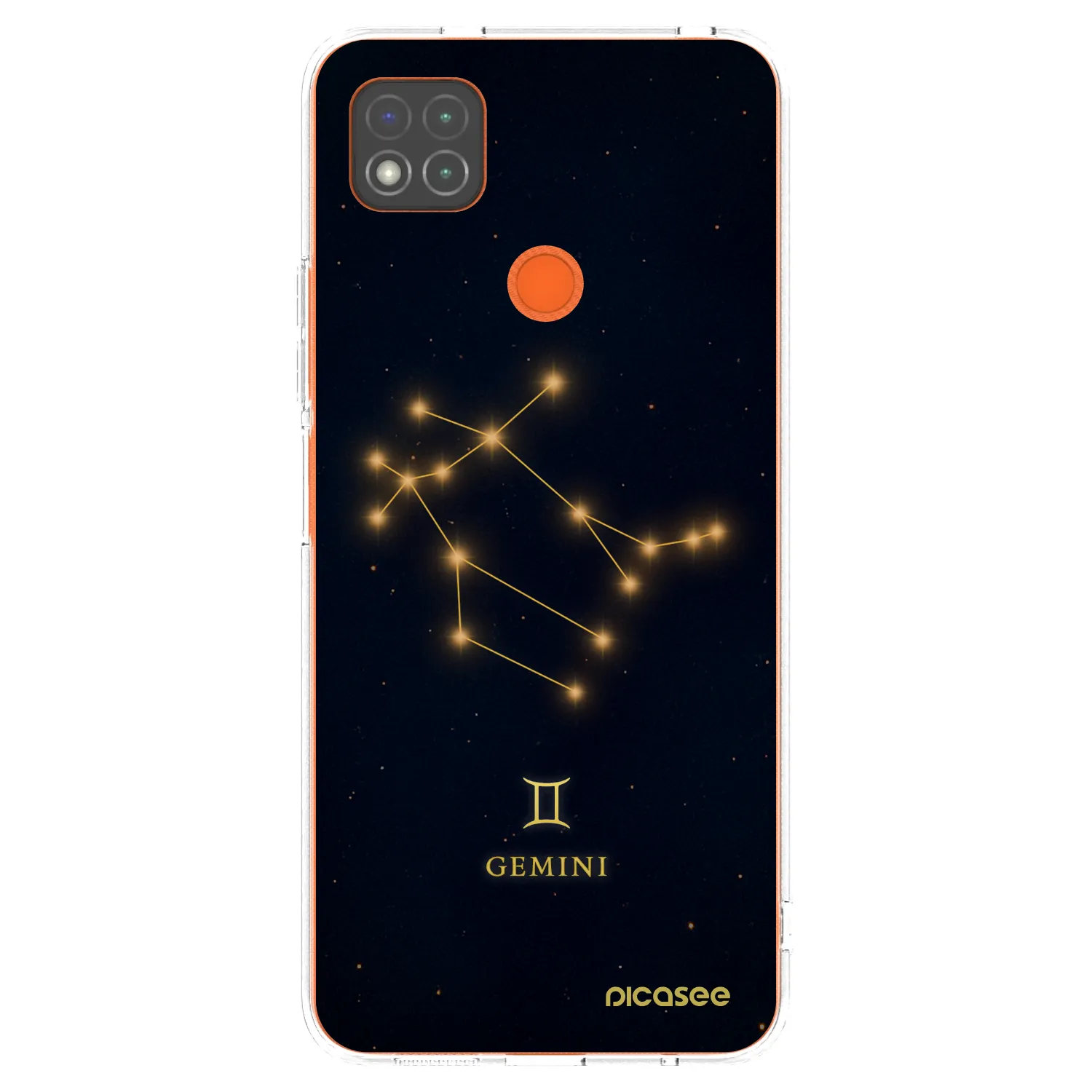 Picasee Xiaomi Redmi 9C Hülle - Transparentes Silikon - GEMINI