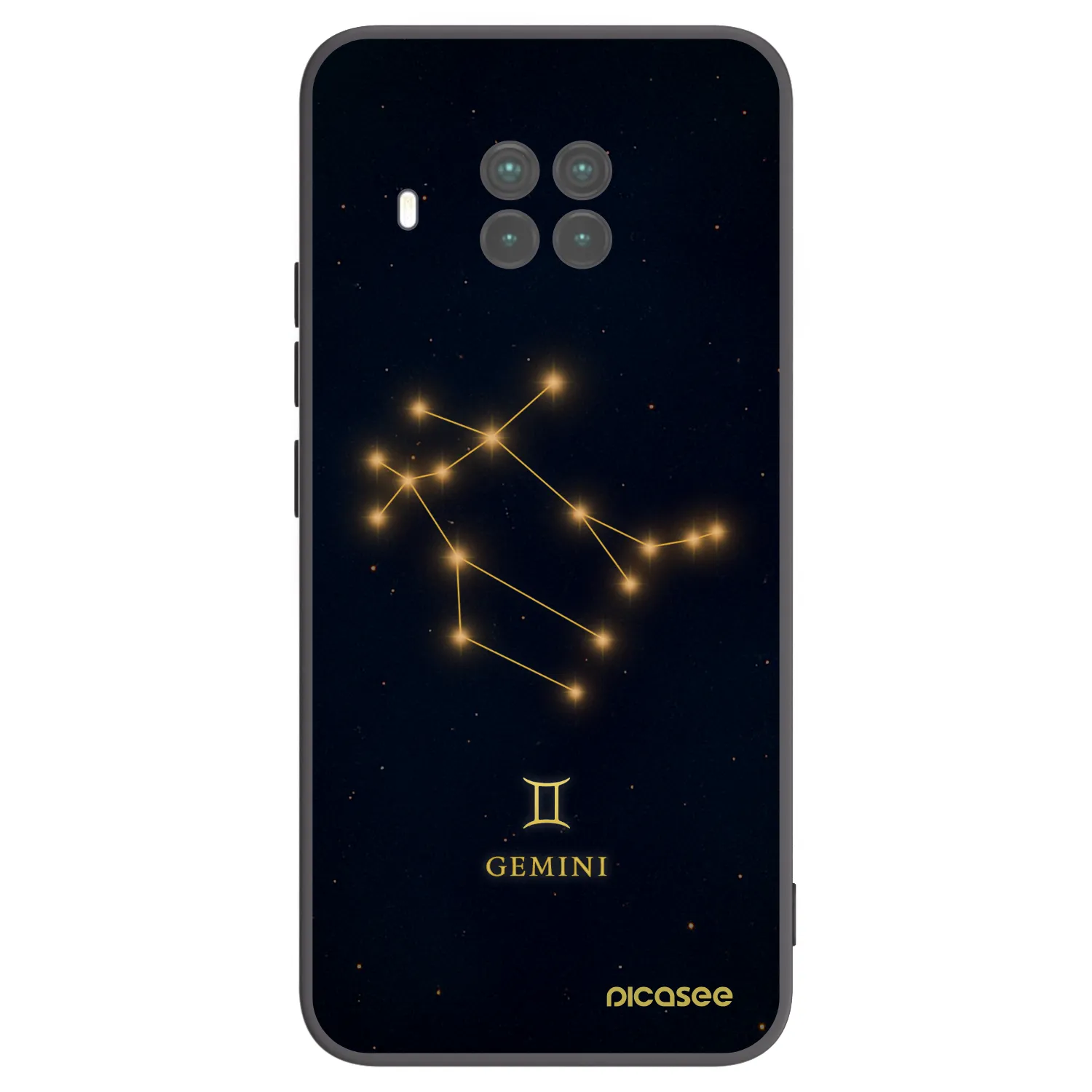 Picasee Xiaomi Mi 10T Lite Hülle - Schwarzes Silikon - GEMINI