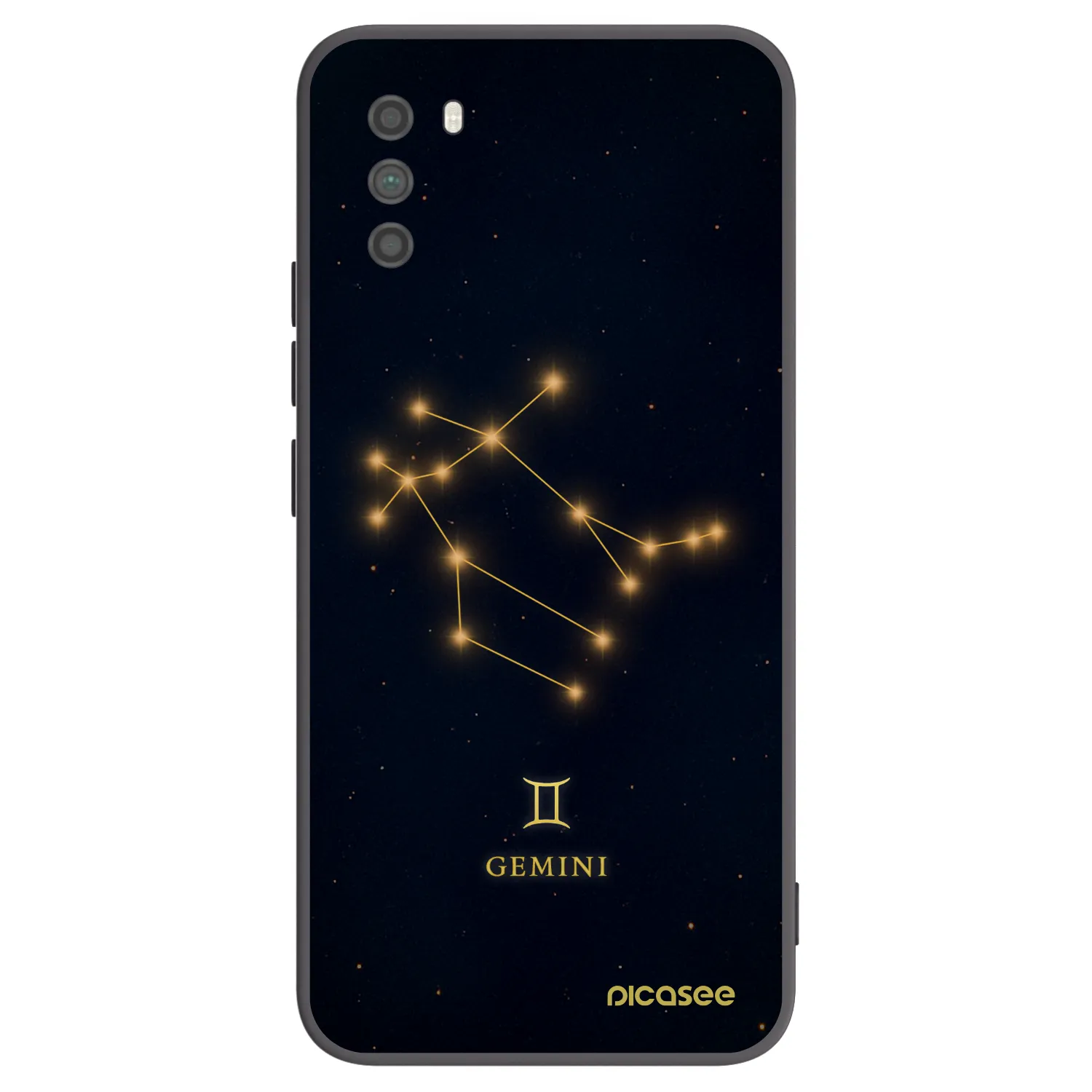 Picasee Xiaomi Poco M3 Hülle - Schwarzes Silikon - GEMINI