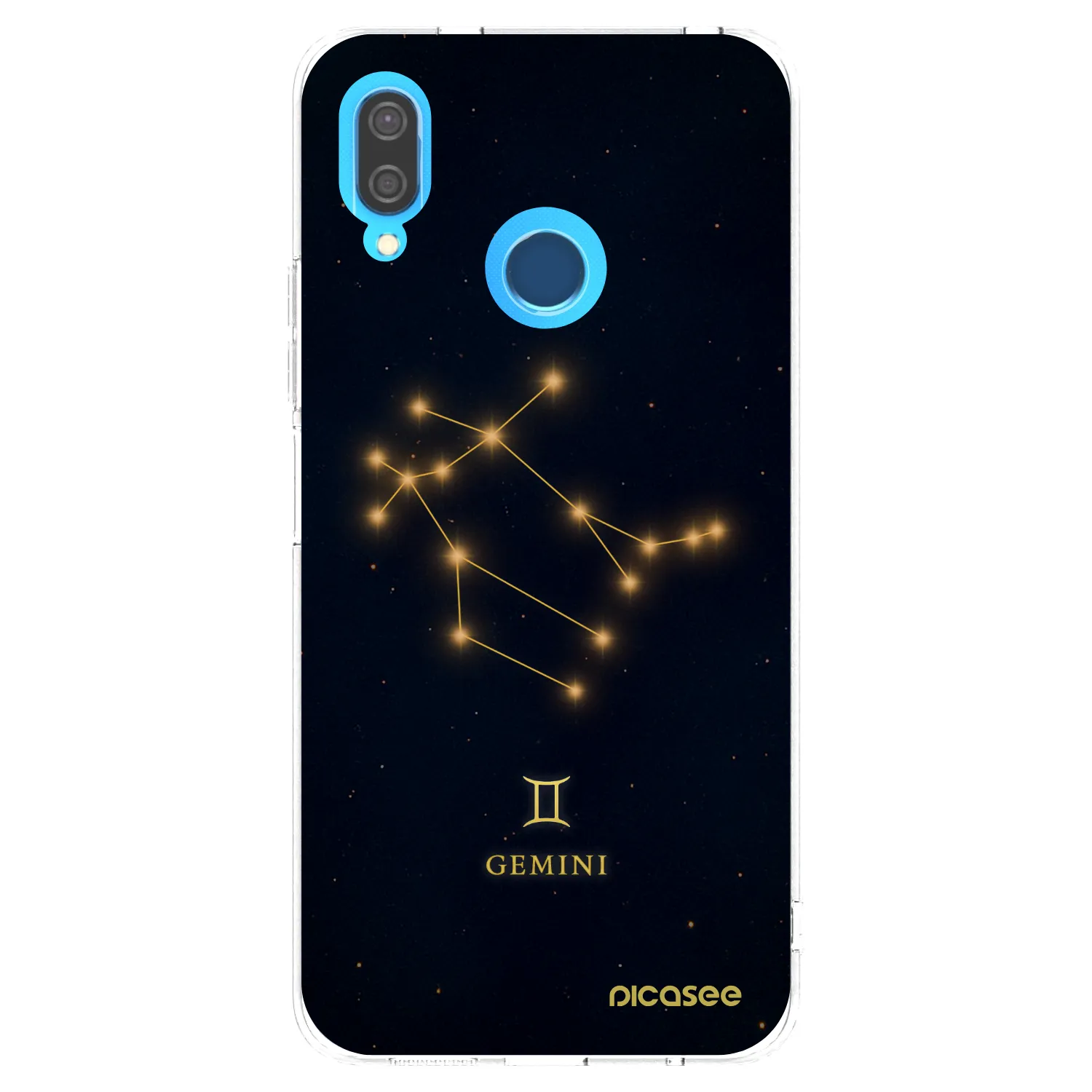 Picasee Huawei P20 Lite Hülle - Transparentes Silikon - GEMINI