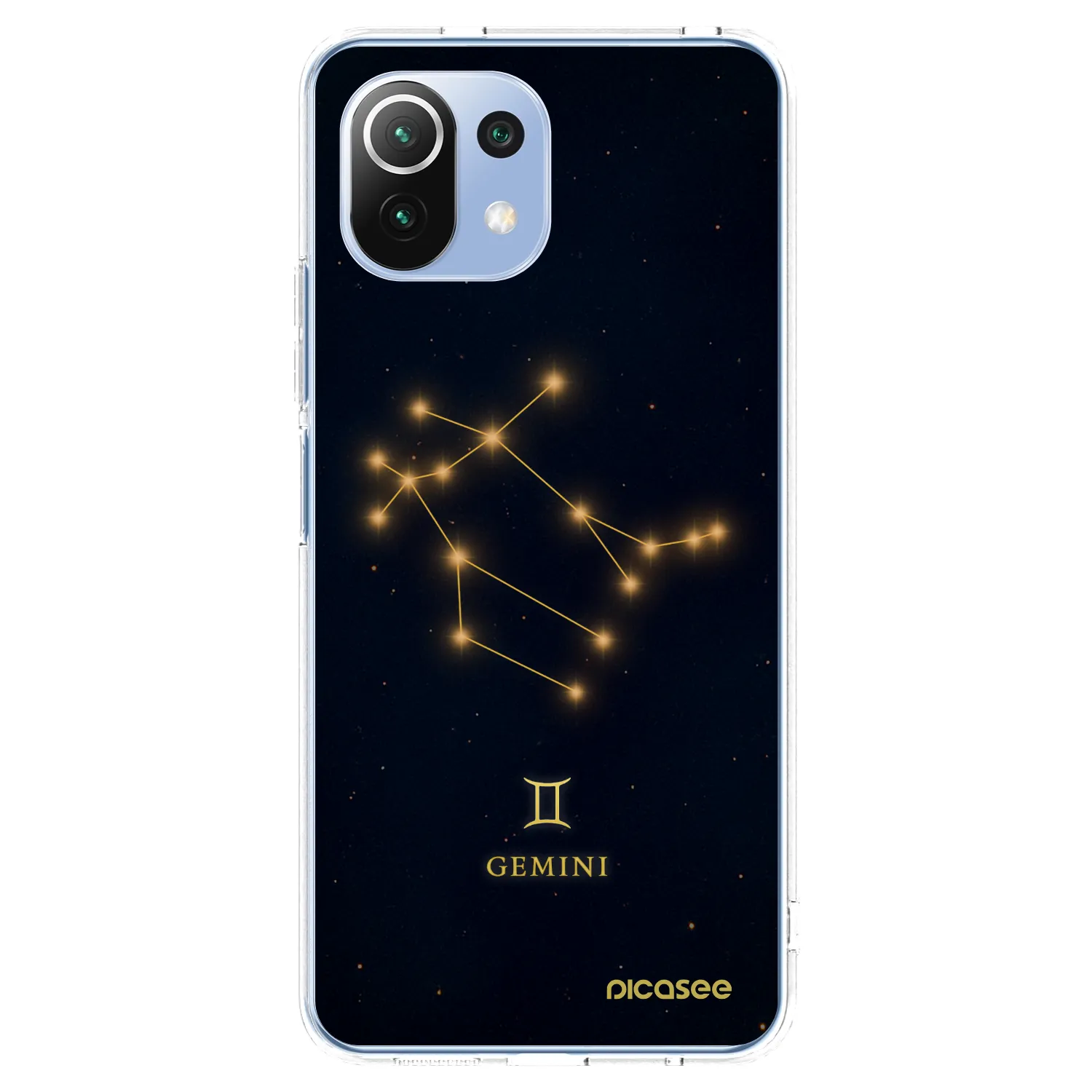 Picasee Xiaomi Mi 11 Lite Hülle - Transparentes Silikon - GEMINI