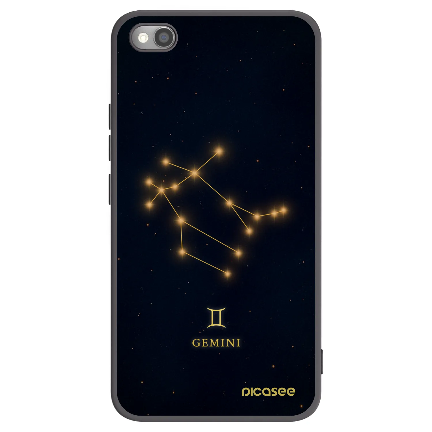 Picasee Xiaomi Redmi Note 11S 5G Hülle - Schwarzes Silikon - GEMINI