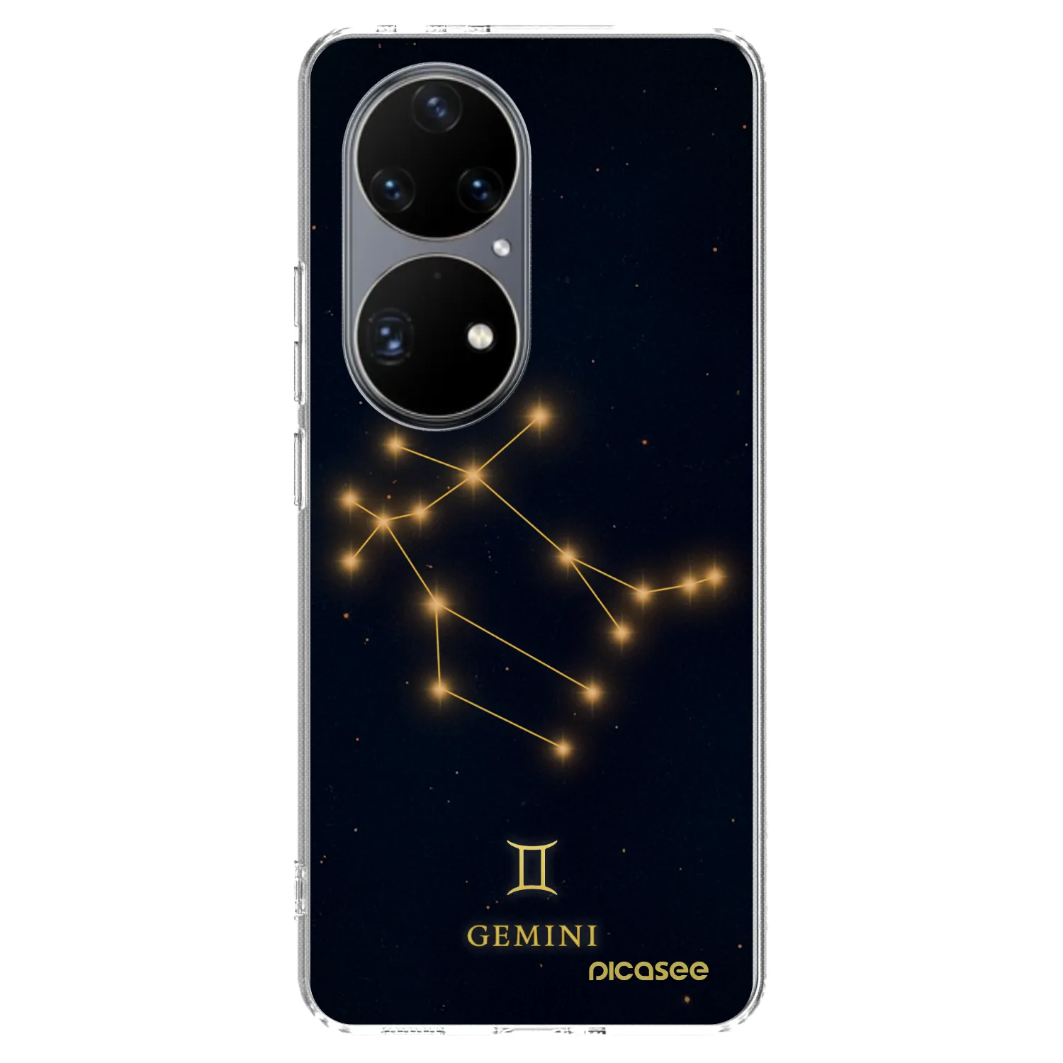 Picasee Huawei P50 Hülle - Transparentes Silikon - GEMINI