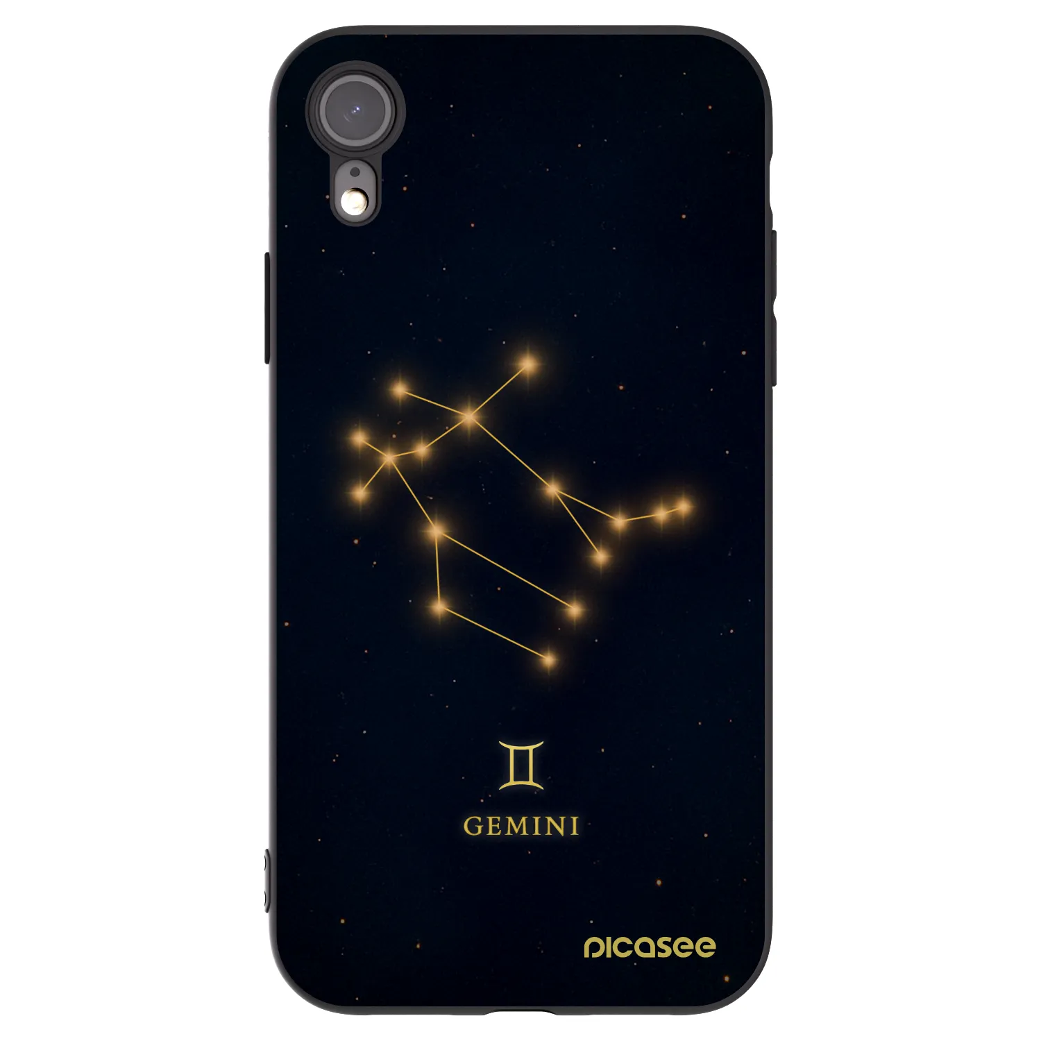 Picasee Apple iPhone 6 Plus/6S Plus Hülle - Schwarzes Silikon - GEMINI
