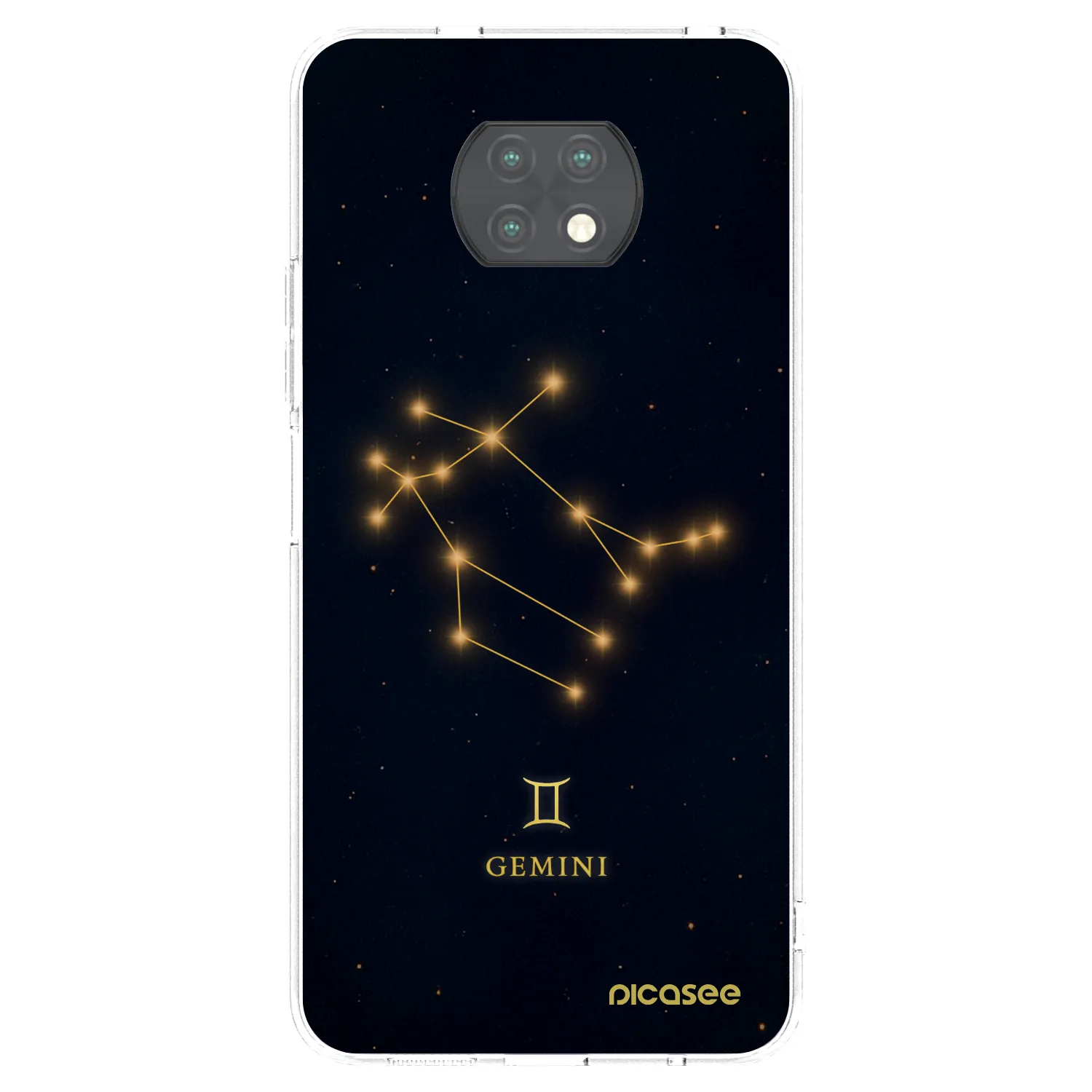 Picasee Xiaomi Redmi Note 9T Hülle - Transparentes Silikon - GEMINI
