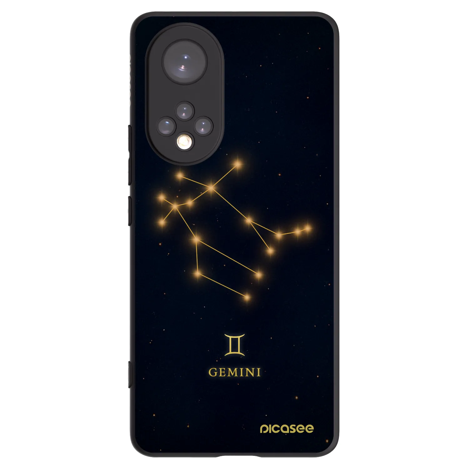 Picasee Huawei Nova 9 Hülle - Schwarzes Silikon - GEMINI