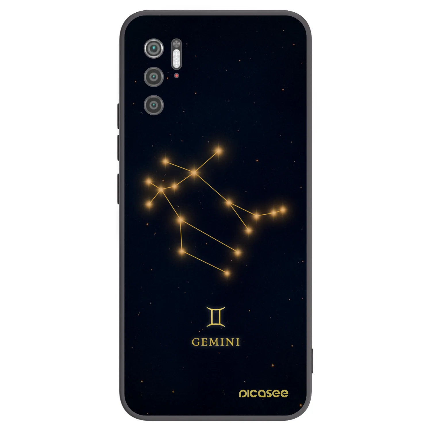 Picasee Xiaomi Poco M3 Pro 5G Hülle - Schwarzes Silikon - GEMINI