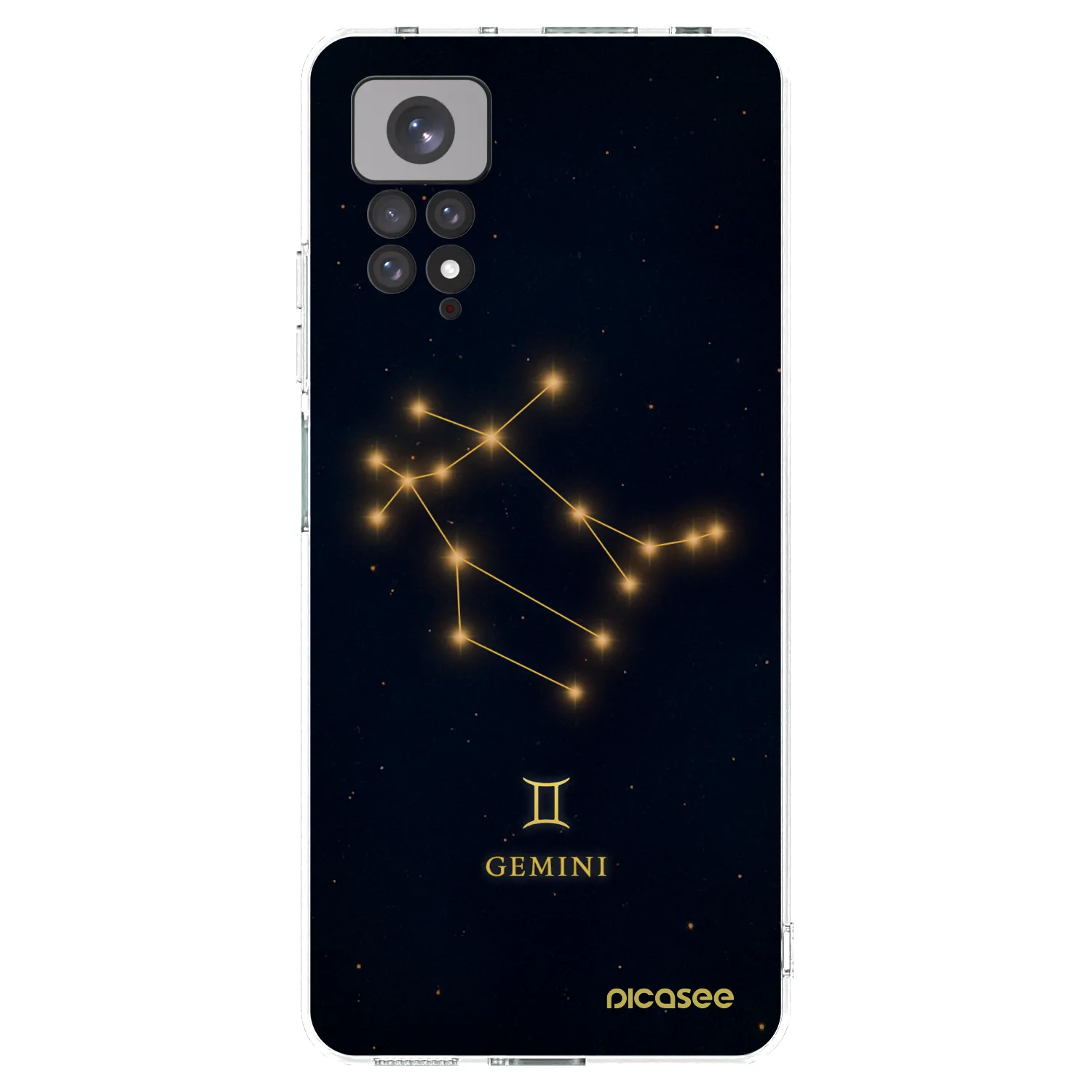 Picasee Xiaomi Redmi Note 11 Hülle - Transparentes Silikon - GEMINI