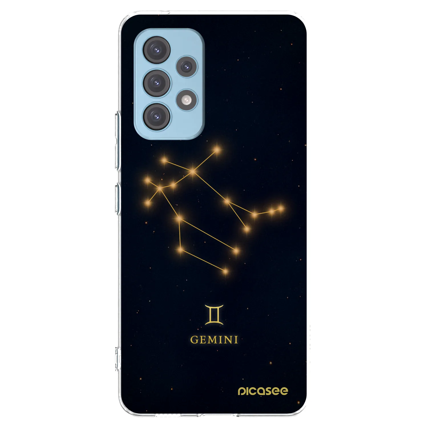 Picasee Samsung Galaxy A53 5G A536 Hülle - Transparentes Silikon - GEMINI
