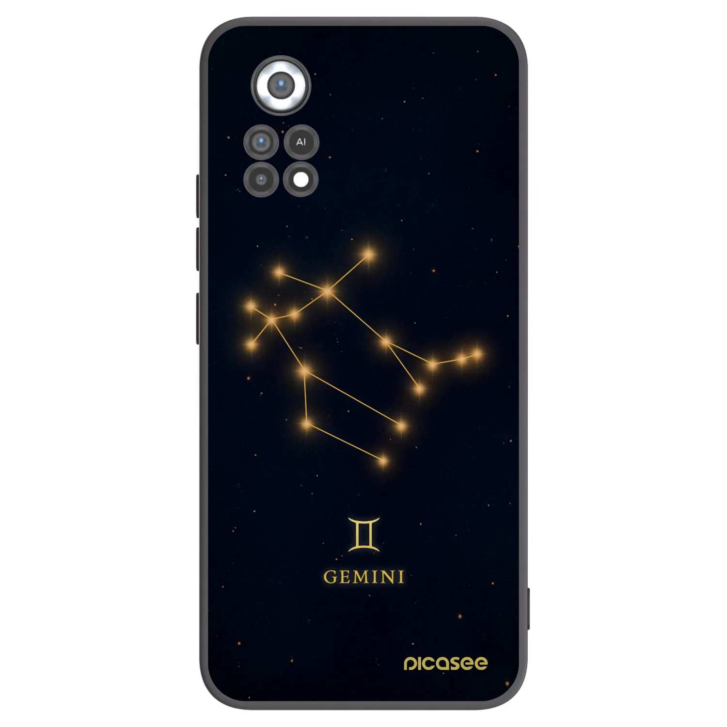 Picasee Xiaomi Poco X4 Pro 5G Hülle - Schwarzes Silikon - GEMINI