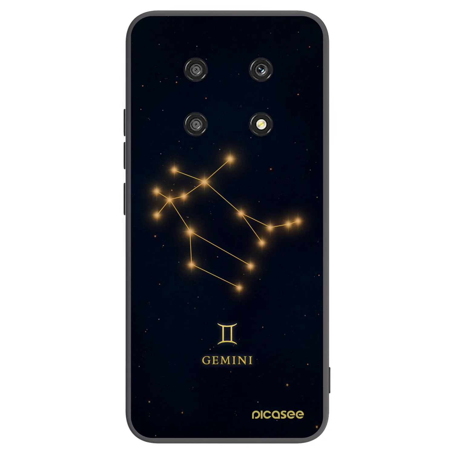 Picasee Honor Magic4 Lite 5G Hülle - Schwarzes Silikon - GEMINI